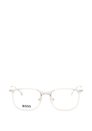 BOSS square-frame glasses - White