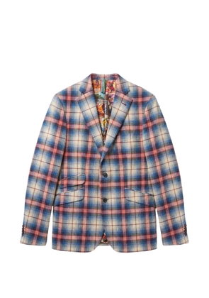 ABSEITS plaid-check blazer - Neutrals