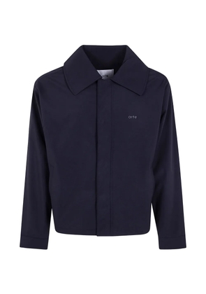 Arte Antwerp logo-embroidered zip-up jacket - Blue