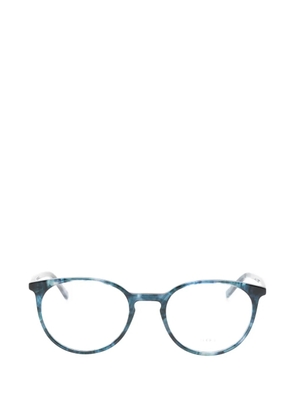 CHARLES STONE tortoiseshell-effect round-frame glasses - Blue