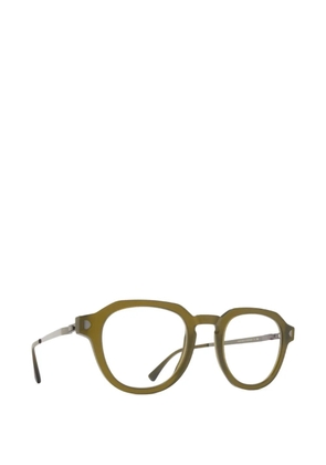 Mykita Elbert geometric-frame glasses - Green