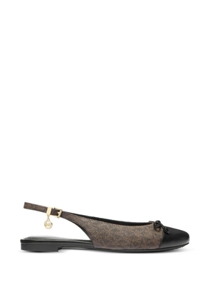 Michael Kors Piper slingback ballet flats - Brown