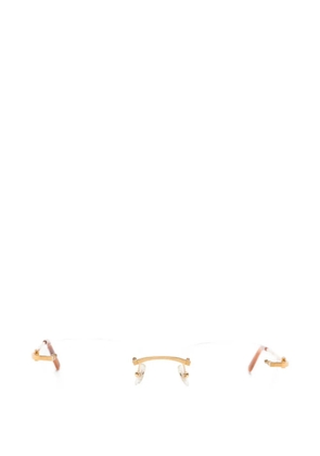Cartier Eyewear Bolon rimless C Décor glasses - Gold