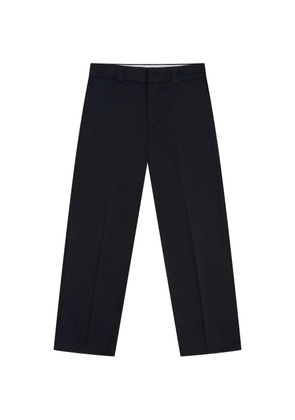 Gosha Rubchinskiy logo-label straight-leg trousers - Blue