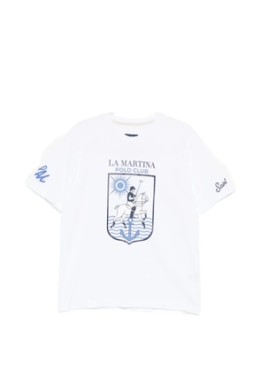 La Martina logo-print crew-neck T-shirt - White