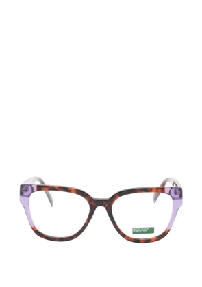 Benetton Ivy square-frame glasses - Brown