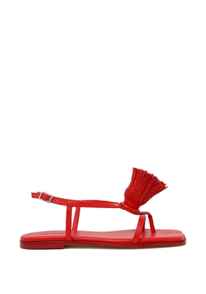 Vic Matie tassel-detail buckle-fastening sandals - Red