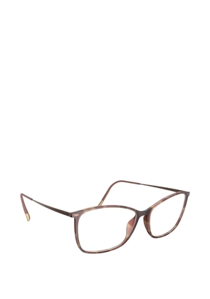 Silhouette Illusion Lite rectangle-frame glasses - Brown