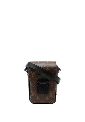 Louis Vuitton Pre-Owned 2021-2026 Monogram Macassar S Lock Vertical Wearable crossbody bag - Brown