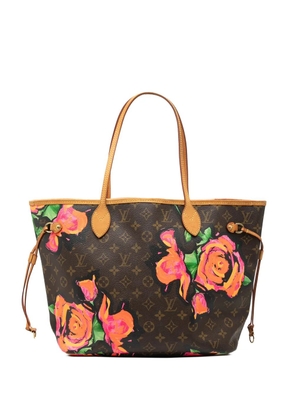Louis Vuitton Pre-Owned 2009 Monogram Roses Neverfull MM tote bag - Brown