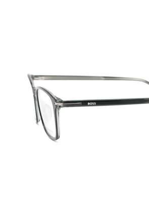 BOSS square-frame glasses - Green