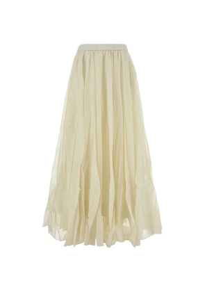 Co pleated-detail elasticated-waist skirt - Neutrals