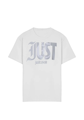 Just Cavalli logo-print T-shirt - White