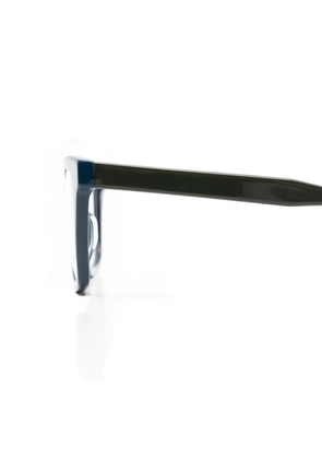 CHARLES STONE geometric-frame glasses - Blue