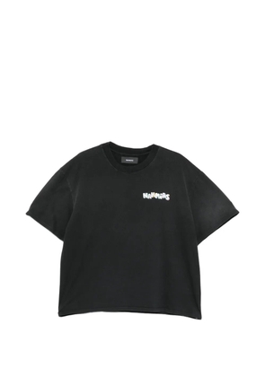 Nahmias round-neck logo-print T-shirt - Black