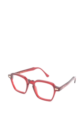 KYme Elijah geometric-frame glasses - Red