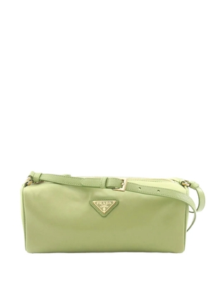 Prada Pre-Owned 2013-2026 Re-Nylon Saffiano Trimmed Pouch handbag - Green