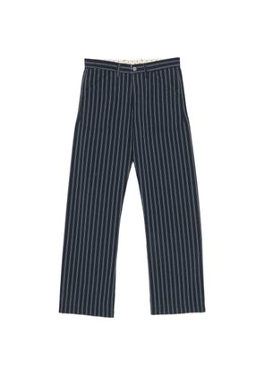 Massimo Alba stripe-pattern trousers - Blue