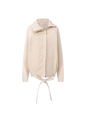 ili node Xyrus herringbone-weave jacket - Neutrals