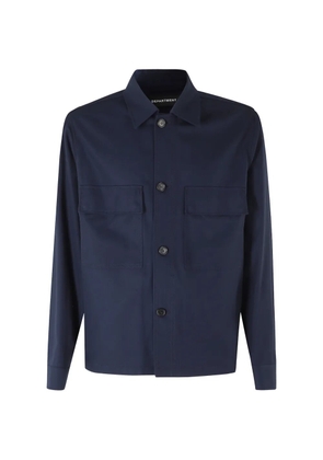 Department 5 flap-pocket long-sleeve shirt - Blue
