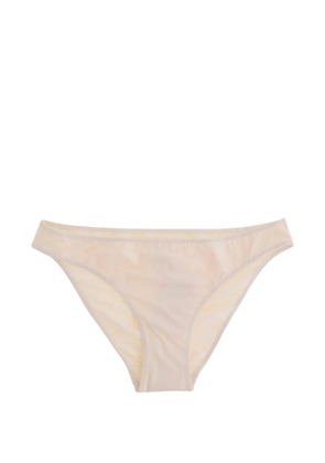 MC2 Saint Barth logo-detail bikini bottoms - Neutrals