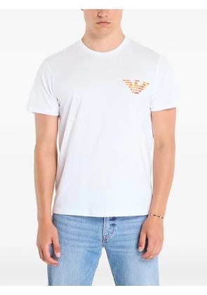 Ea7 Emporio Armani logo-print T-shirt - White