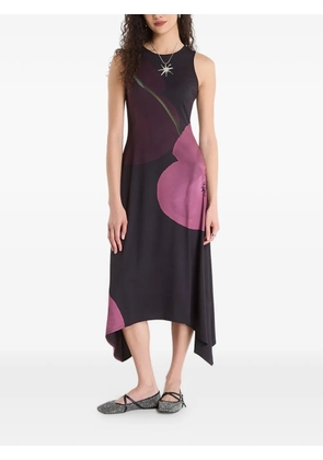 Desigual floral-print midi dress - Black