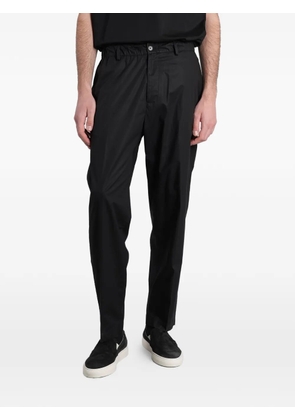 Low Brand elasticated-waistband trousers - Black