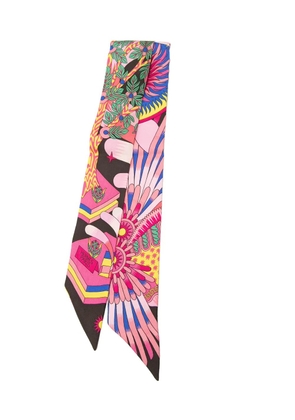Hermès Pre-Owned 2010-2026 La Source de Pegase Silk Twilly Scarf scarves - Multicolour
