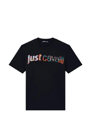Just Cavalli logo-print cotton T-shirt - Black