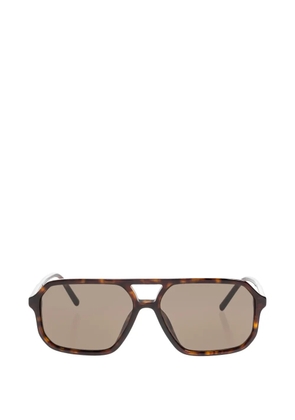 Dolce & Gabbana Eyewear geometric-frame sunglasses - Brown
