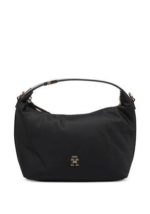 Tommy Hilfiger logo-plaque tote bag - Black