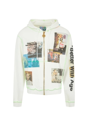 Better with Age Ricky waffle-knit hoodie - Neutrals