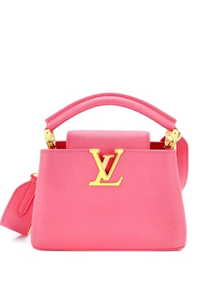 Louis Vuitton Pre-Owned logo mini satchel capucines bag - Pink