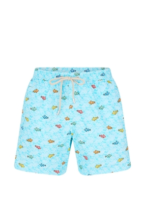 MC2 Saint Barth Lighting fish-print swim shorts - Blue