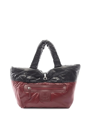 CHANEL Pre-Owned 2010-2011 Small Quilted Nylon Coco Cocoon tote bag - Black