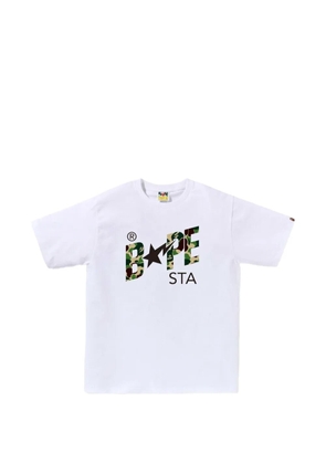 A BATHING APE® Bape Sta camo-print T-shirt - White