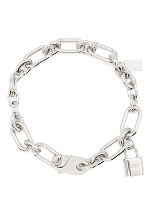Acne Studios Padlock chain necklace - Silver