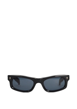 Jacques Marie Mage Initials rectangle-frame sunglasses - Black