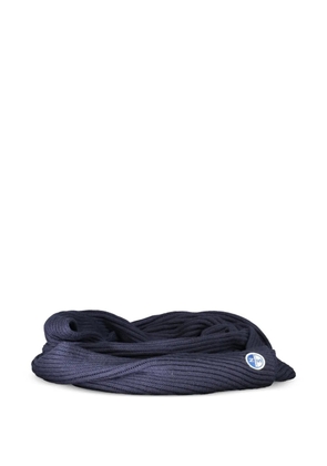 North Sails logo-patch scarf - Blue