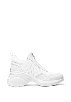 Michael Michael Kors Zuma zip-up sneakers - White