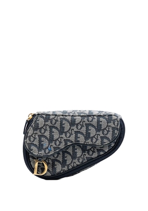 Christian Dior Pre-Owned 1998 Diorissimo Canvas Saddle pouch - Blue