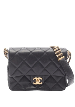 CHANEL Pre-Owned 2021-2026 Small Caviar Chain Fllap crossbody bag - Black