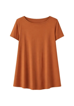 MALIPARMI curved-hem T-shirt - Orange