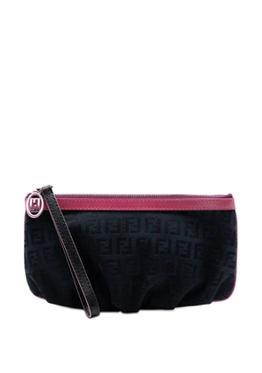 Fendi Pre-Owned 2000-2010 Zucchino Canvas pouch - Black