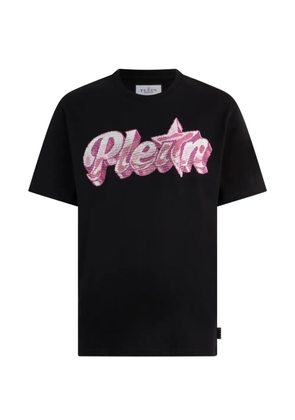 Philipp Plein round neck stones T-shirt - Black