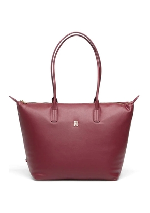 Tommy Hilfiger logo-plaque tote bag - Red