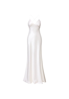 IL VOLO Isla criss-cross dress - White