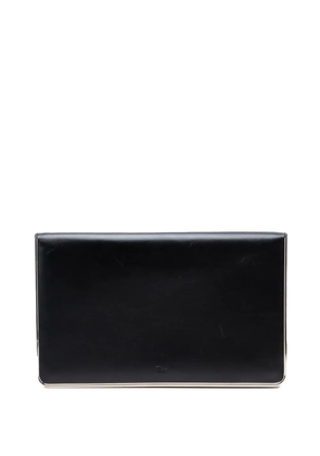 Christian Dior Pre-Owned 2003 Metal Trimmed Smooth Calfskin clutch bag - Black