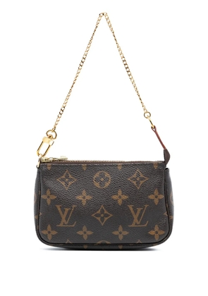 Louis Vuitton Pre-Owned 2019 Monogram Mini Pochette Accessoires handbag - Brown